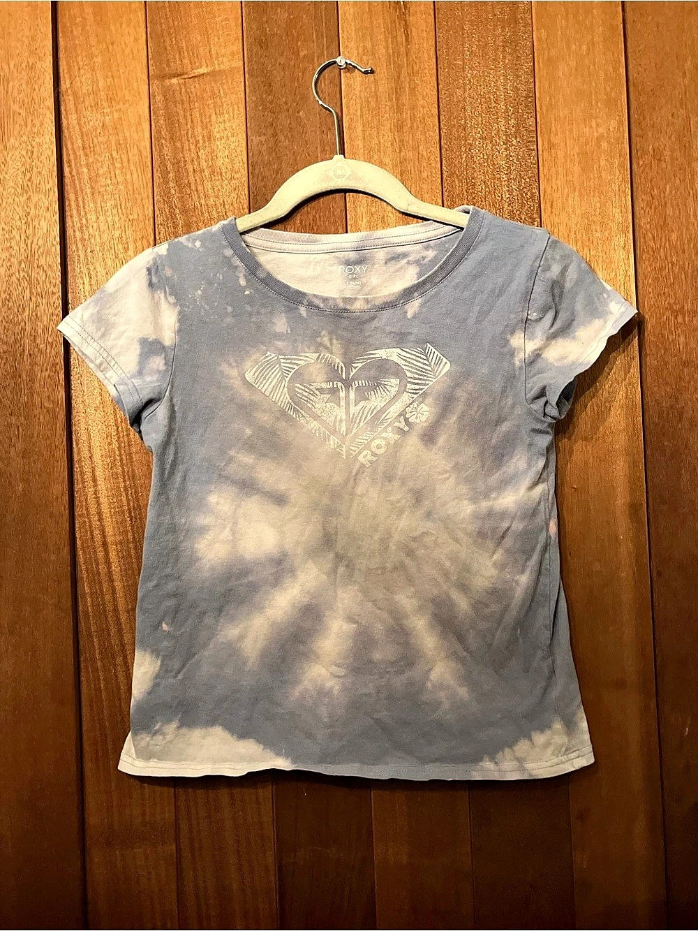 Roxy Girls Tie-Dye Graphic Tee Size Large